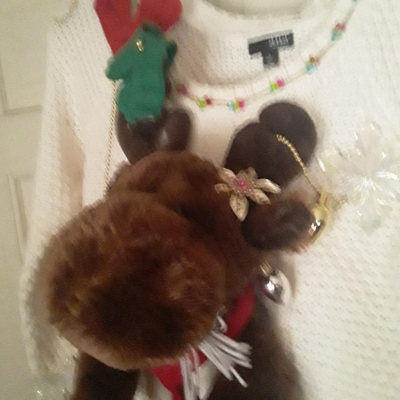 CUTE Christmas Seeater 3d Plus Reindeer, Lights la - Picture 2 of 4